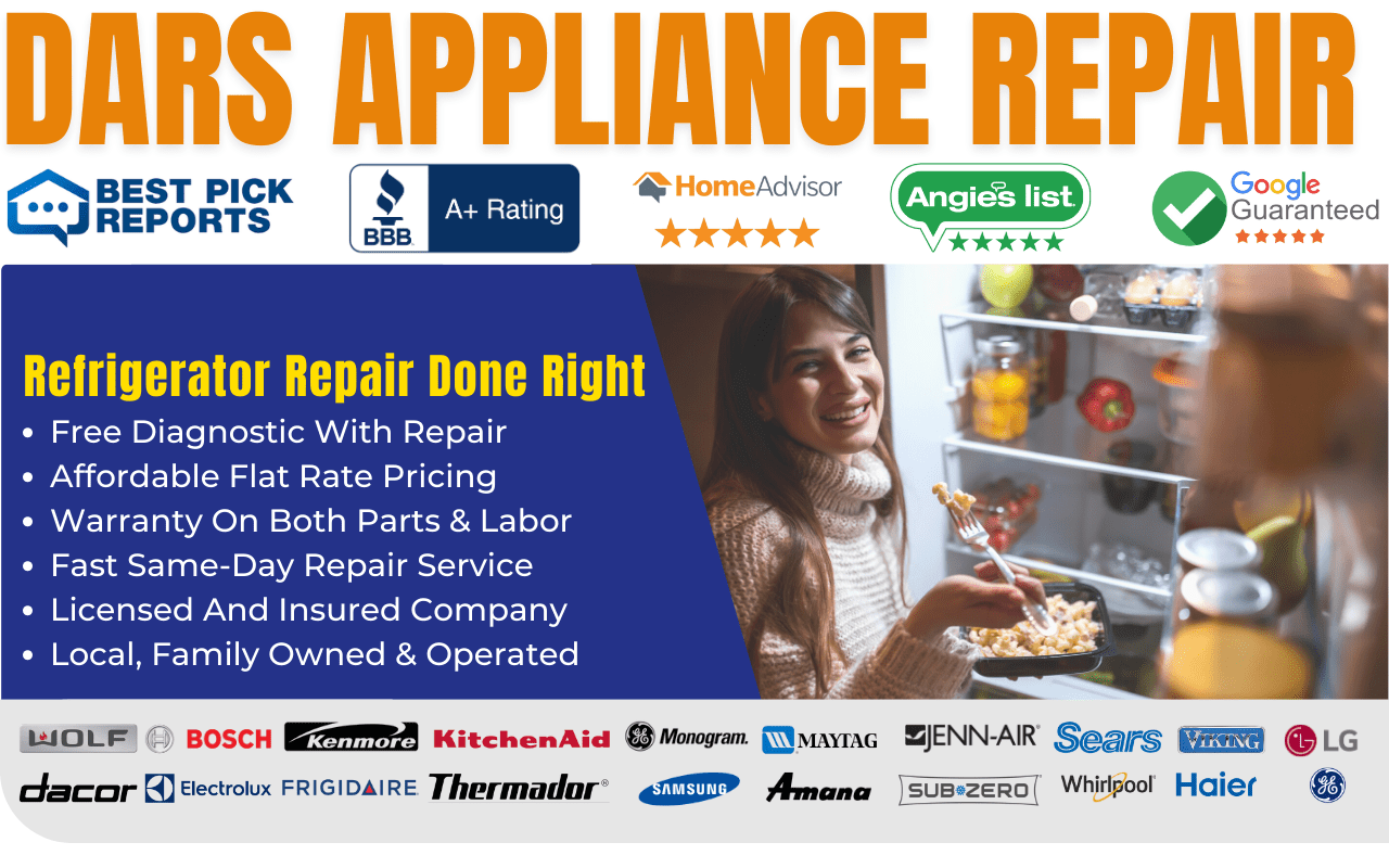 Refrigerator Repair Dars Appliance Repair